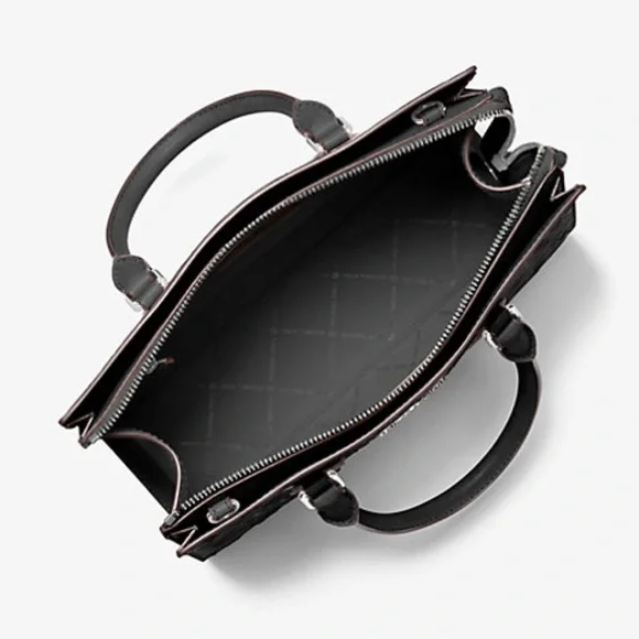 Michael Kors Sheila Medium Sequined Floral Print CZ Satchel
Black
NWT - Picture 2 of 16